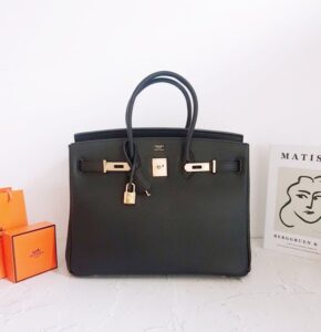 [국내배송]에르메스 버킨백 35 블랙 금장