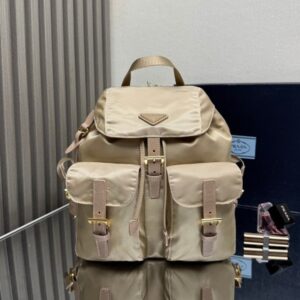 [국내배송]프라다 리나일론 백팩 베이지 1BZ677