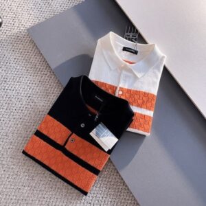 [국내배송]제냐 2025SS 다미에포인트 쿨니트 카라 티셔츠