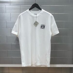 [국내배송]로에베 로고자수 반팔 티셔츠