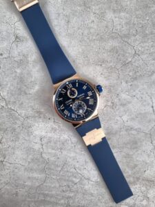 [국내배송]율리스 나르덴 마린 로즈골드 로마 블루다이얼