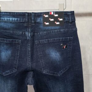 [국내배송]톰브라운 사선완장 도그 진청 청바지