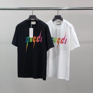 [국내배송]구찌 그라데이션로고 코튼 반팔티