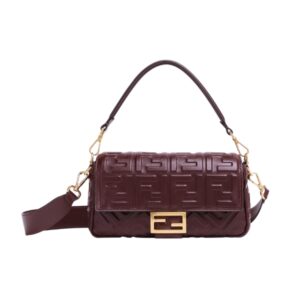 [프리미엄/해외배송]펜디 바게트 백 미디엄 FF(버건디)