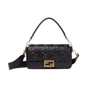 [프리미엄/해외배송]펜디 바게트 백 미디엄 FF(블랙)