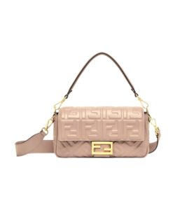 [프리미엄/해외배송]펜디 바게트 백 미디엄 FF(파우더 핑크)