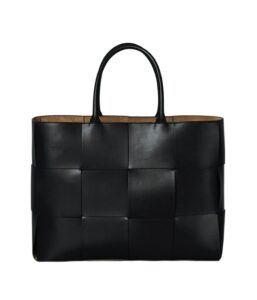 [프리미엄/해외배송]보테가 아르코 토트 백 라지(블랙/브라운)