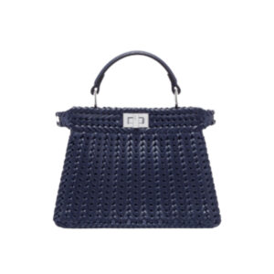 [프리미엄/해외배송]펜디 피카부 백 스몰 I See U 인터레이스(네이비)